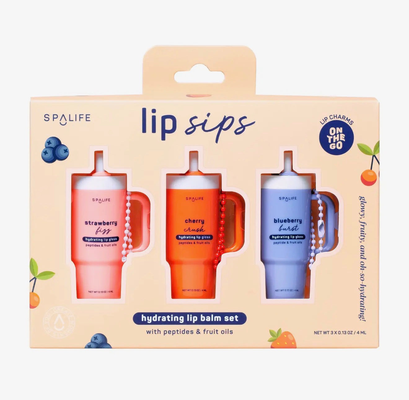 Lip Sips Hydrating Lip Balm Trio