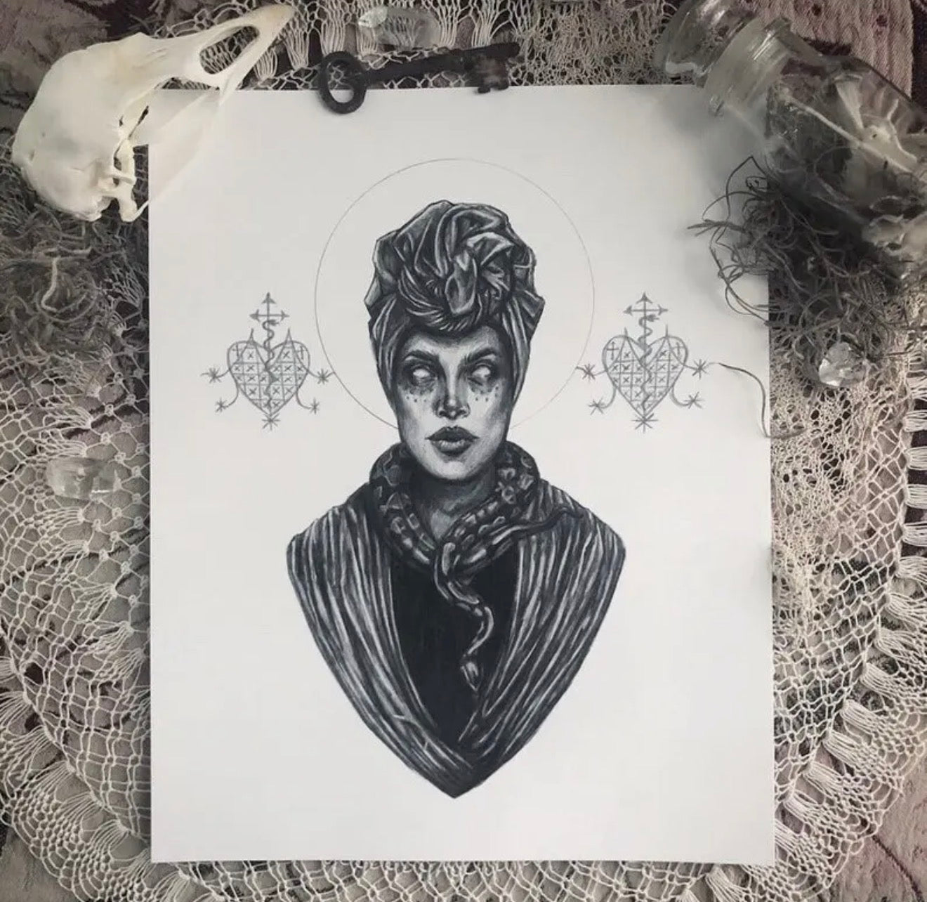 Marie Laveau - Fine Art Print - The Voodoo Queen of New Orleans 5x7”