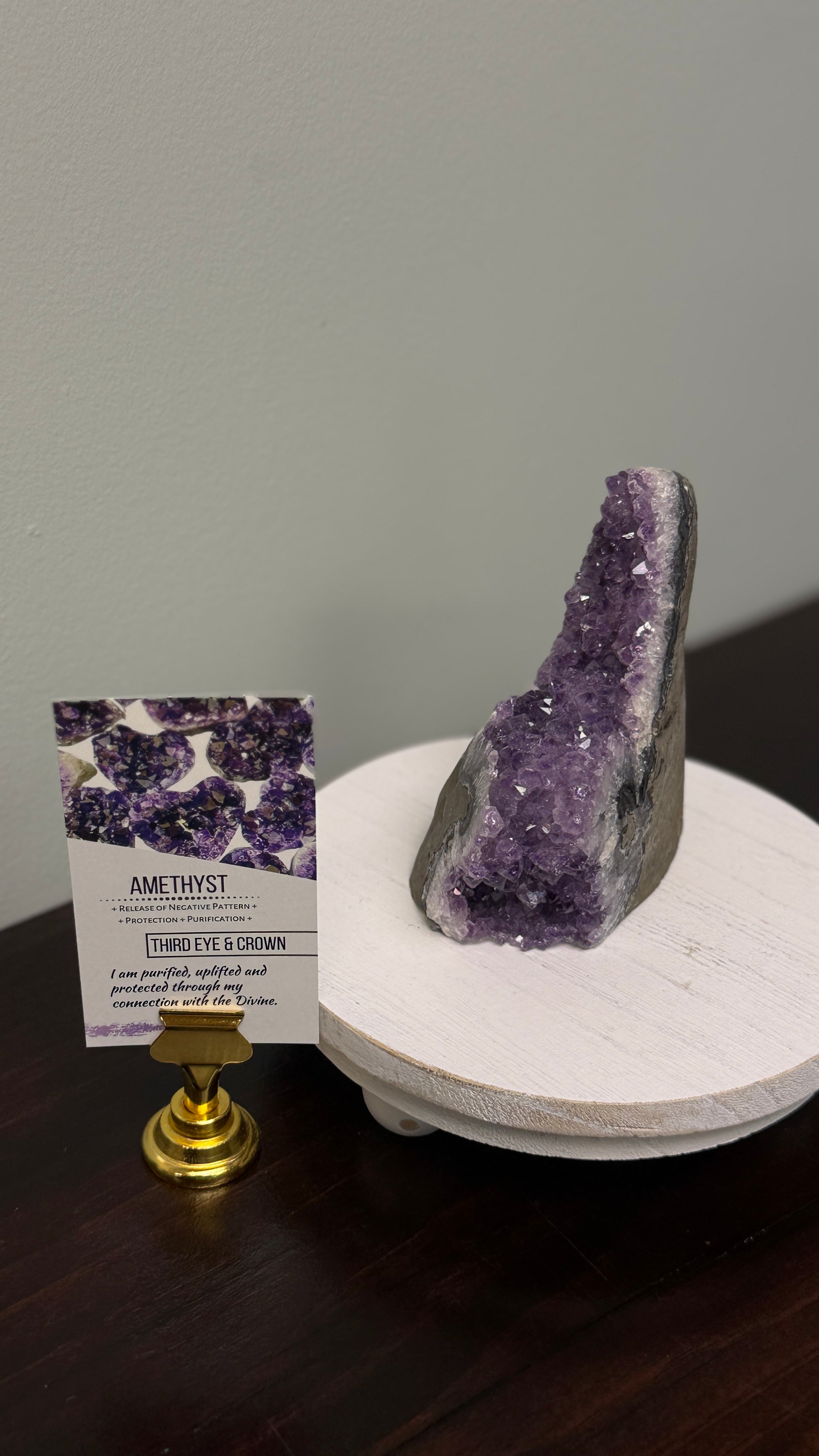 Amethyst 4” Geode