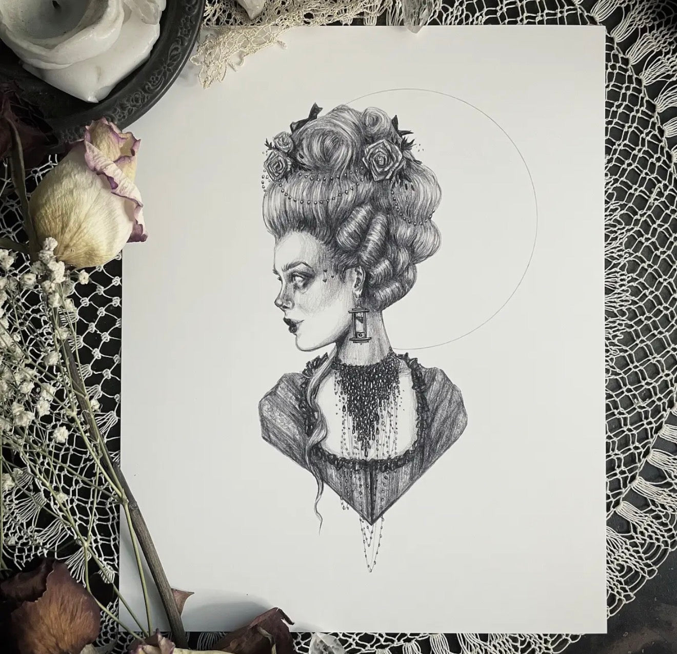 Heads Will Roll - Fine Art Print - Marie Antoinette

5x7”