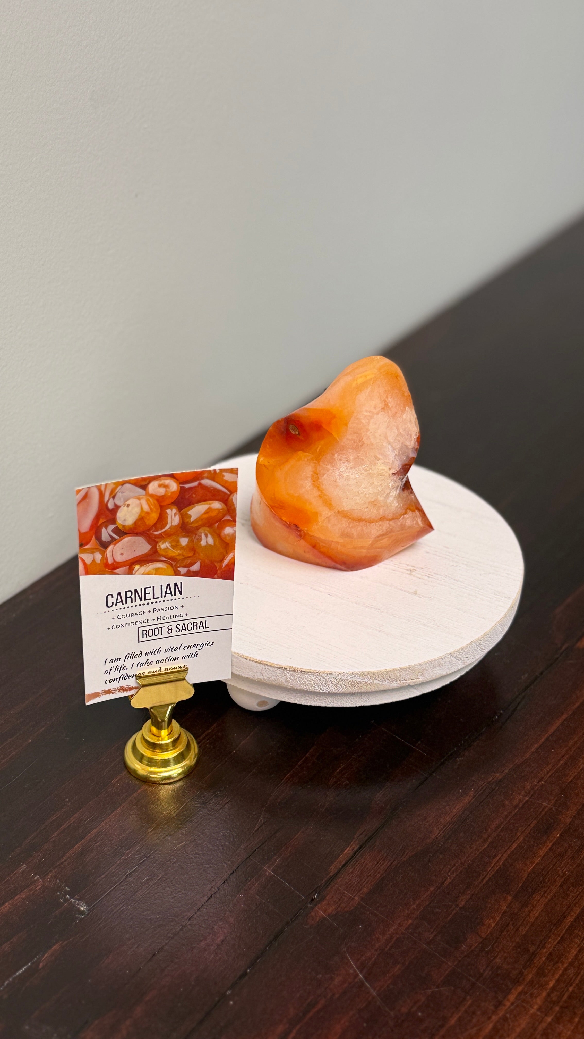 Carnelian 3.8” Freeform