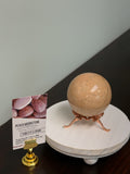 Peach Moonstone Sphere