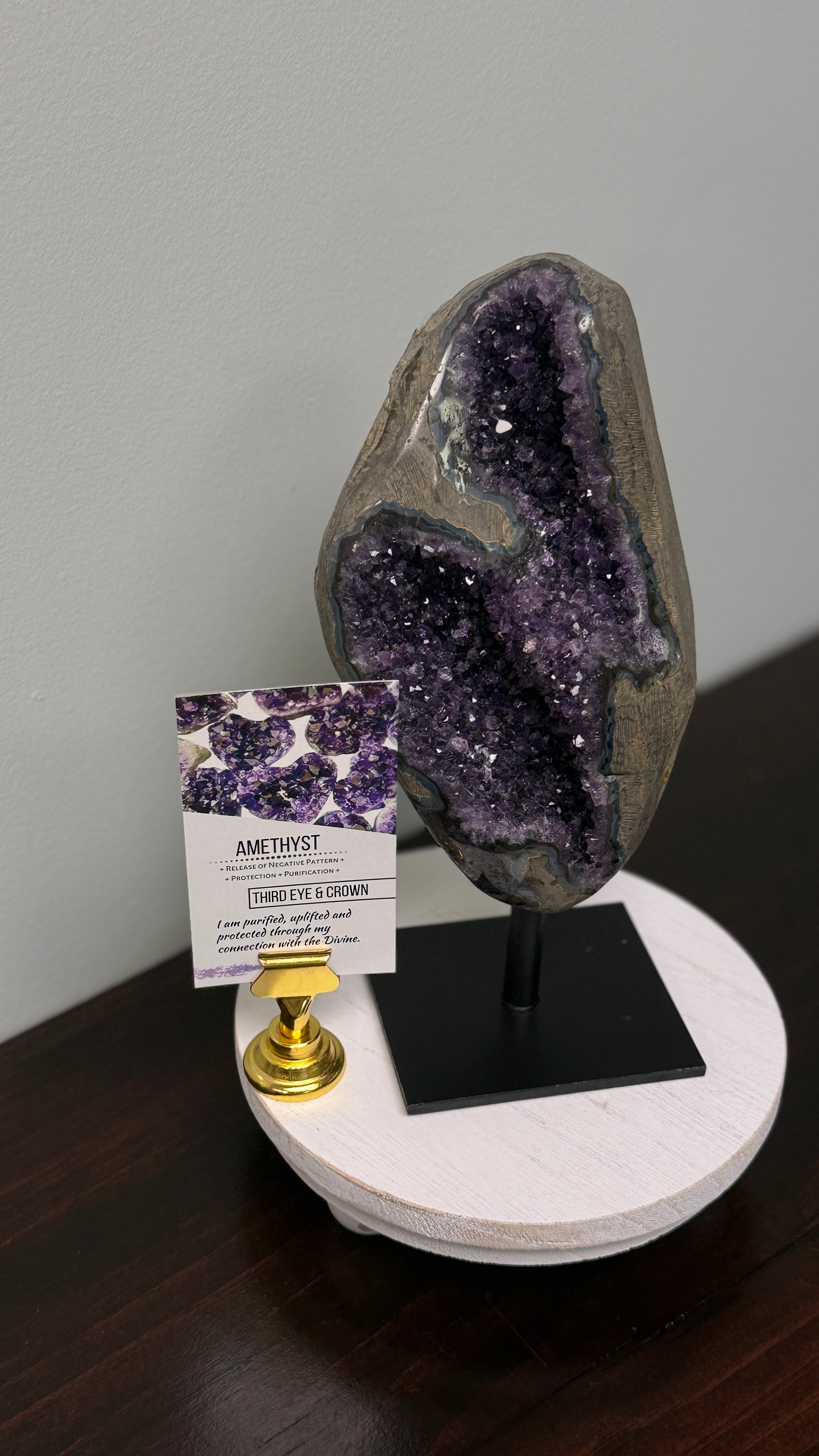 Amethyst 8” Geode