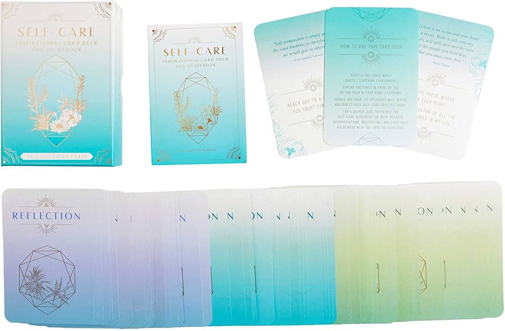 Self-Care: Inspirational Card Deck and Guidebook