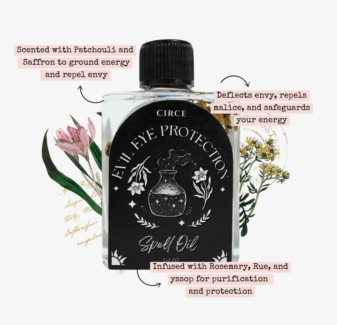Evil Eye Protection Spell Oil .5oz