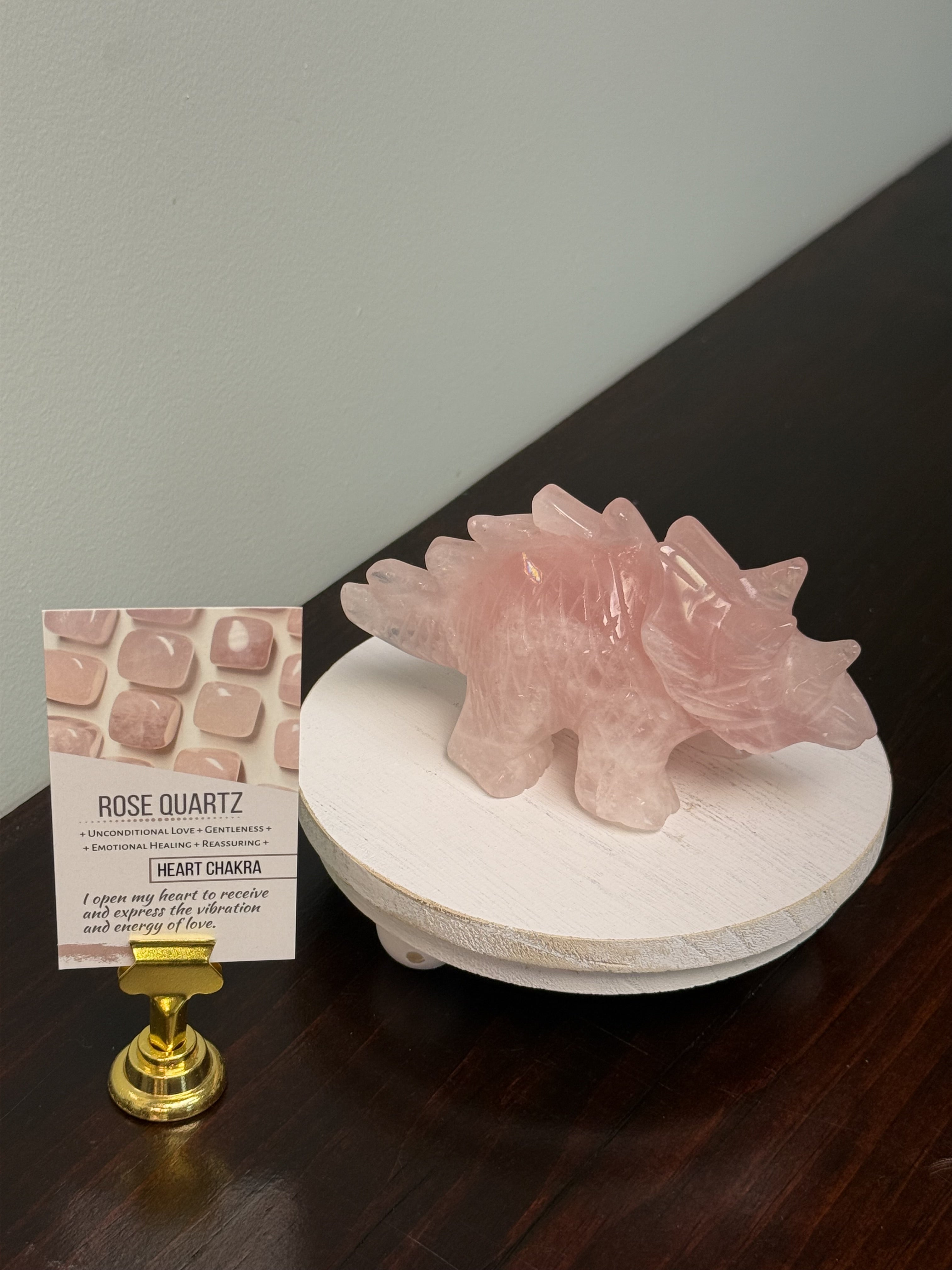 Rose Quartz Triceeatops