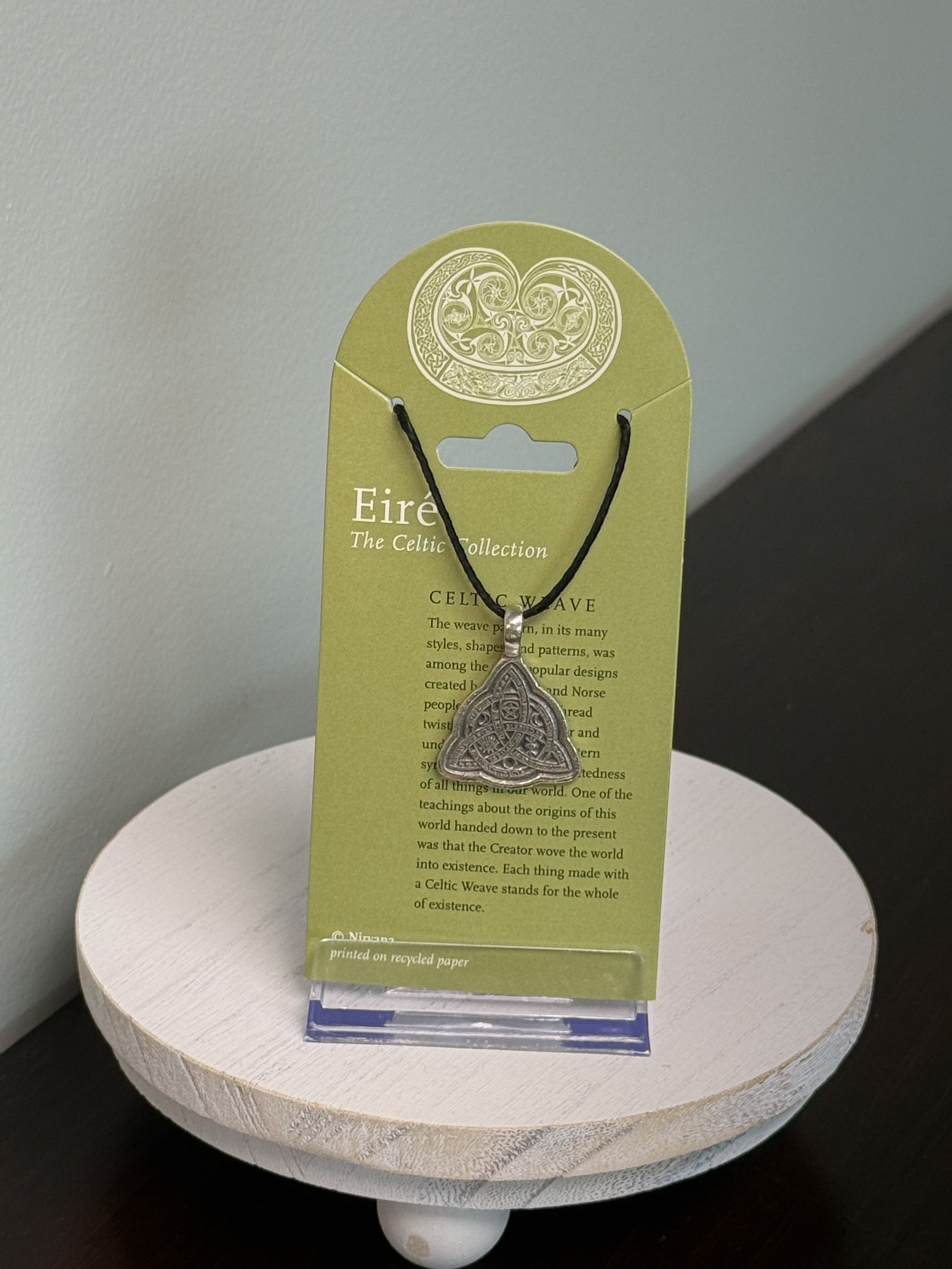 Celtic Weave Necklace - Pewter