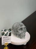 Moss Agate 4” Skull