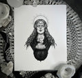 Ceridwen - Fine Art Print - Welsh Goddess of Wisdom, Inspiration, & Rebirth 5x7”