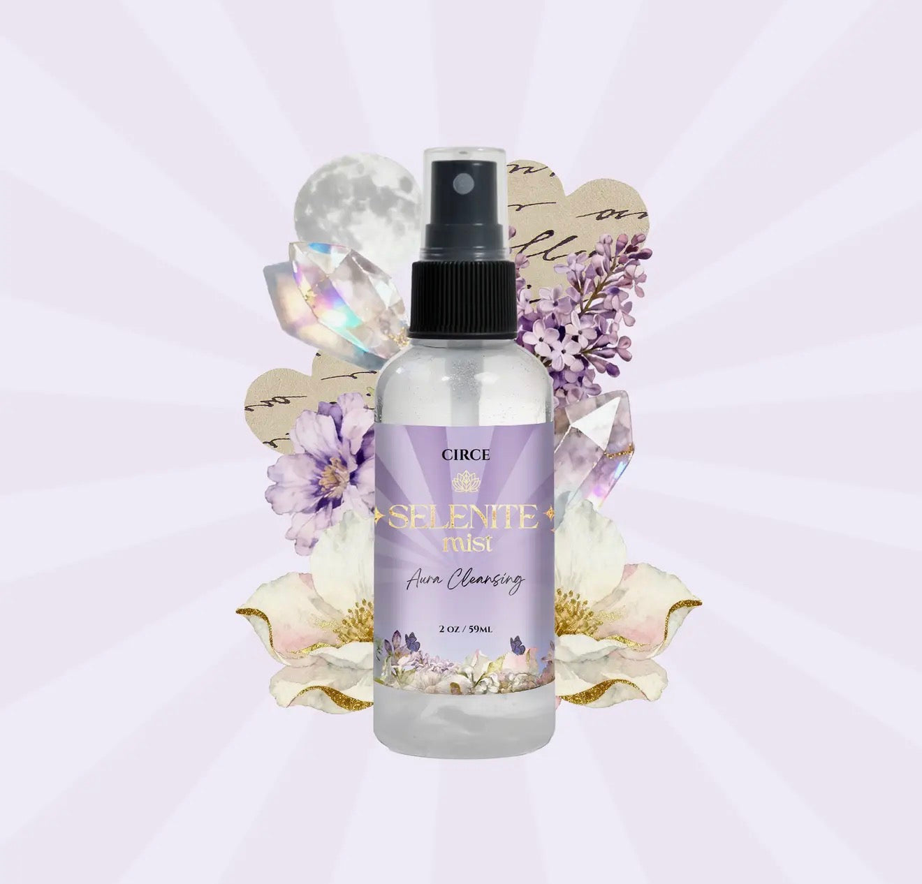 Selenite Aura Cleansing Mist 2 oz
