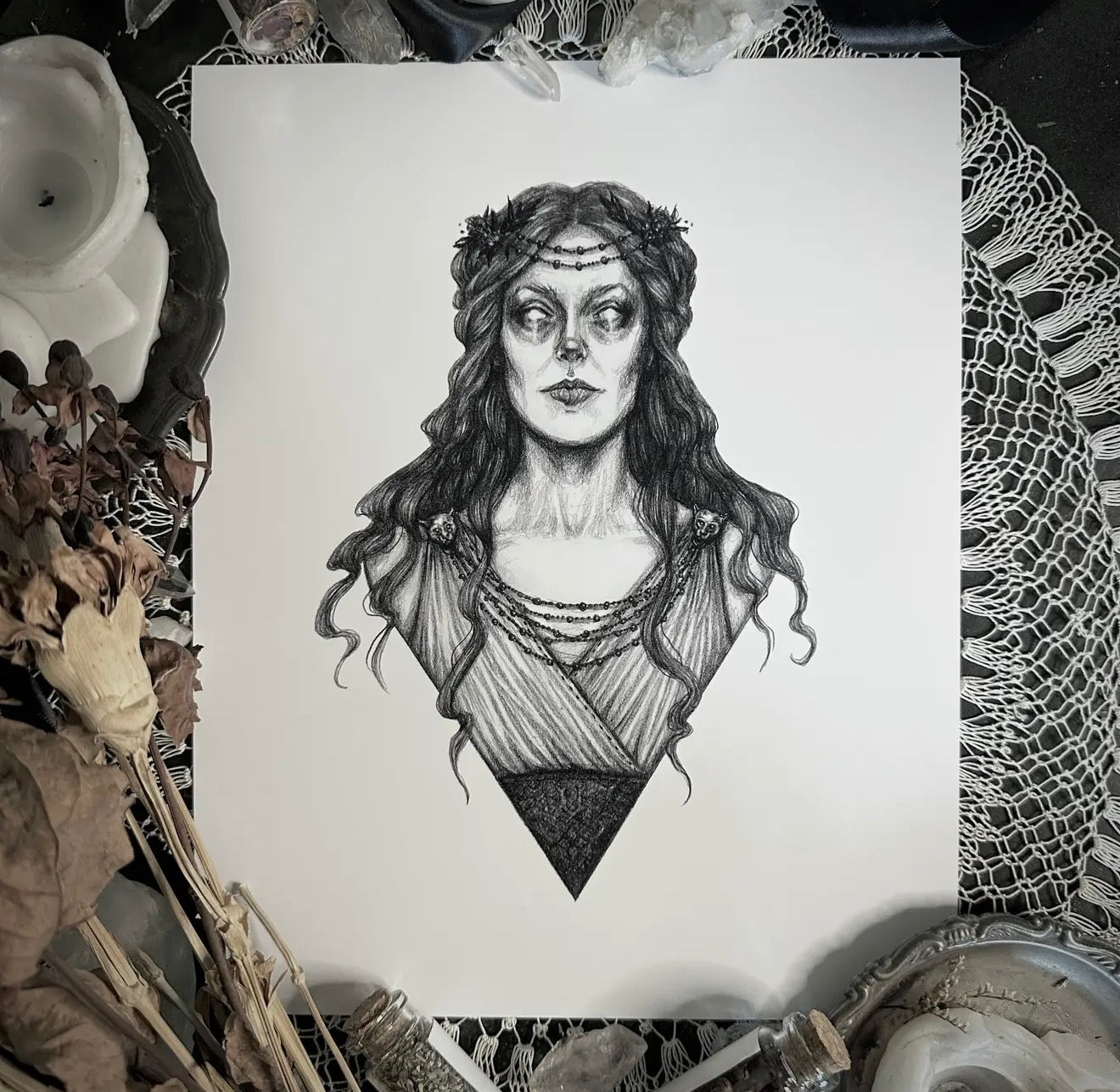 Circe - Fine Art Print - Greek Goddess of Sorcery 5x7”