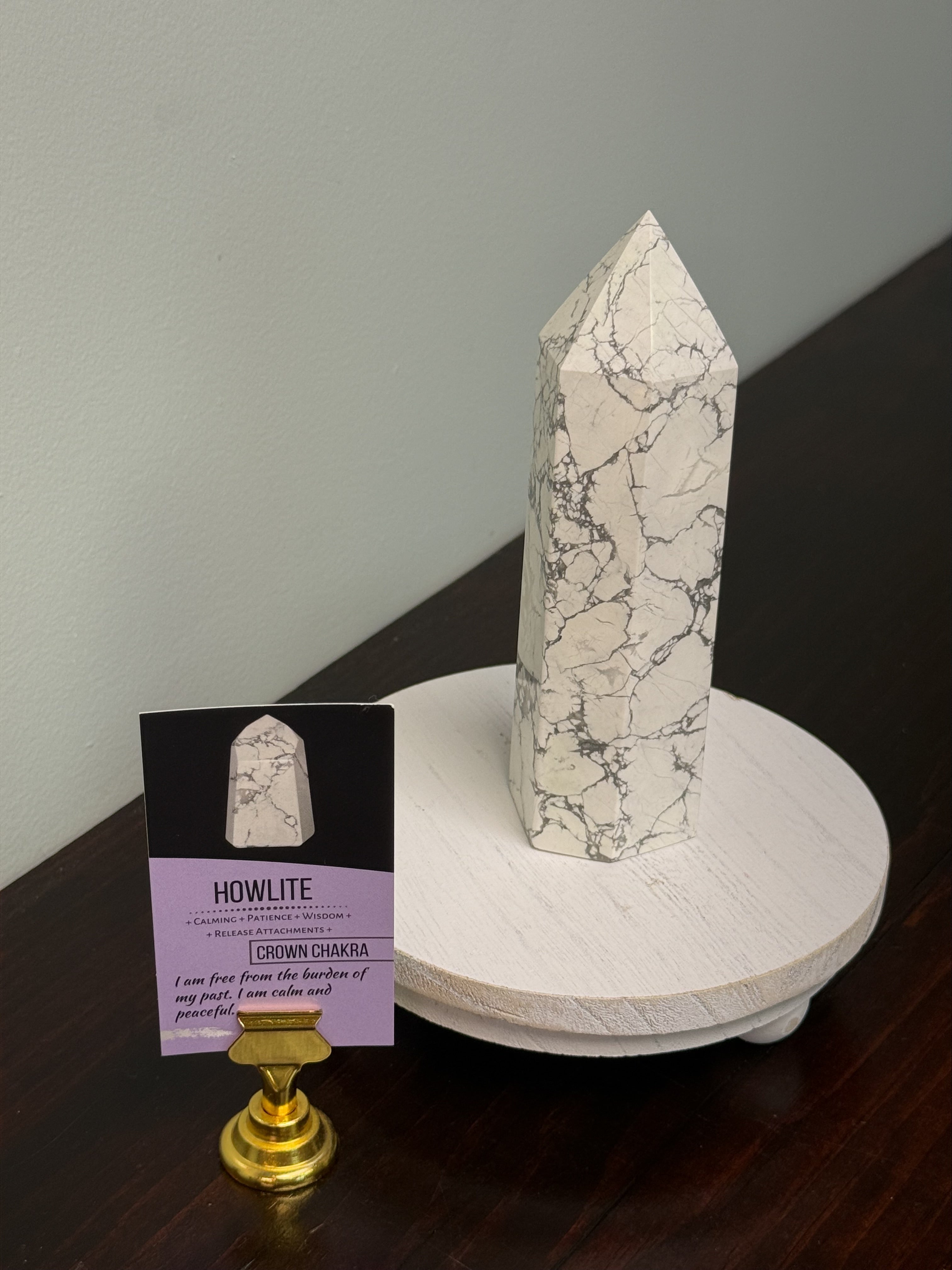 Howlite 6” Tower