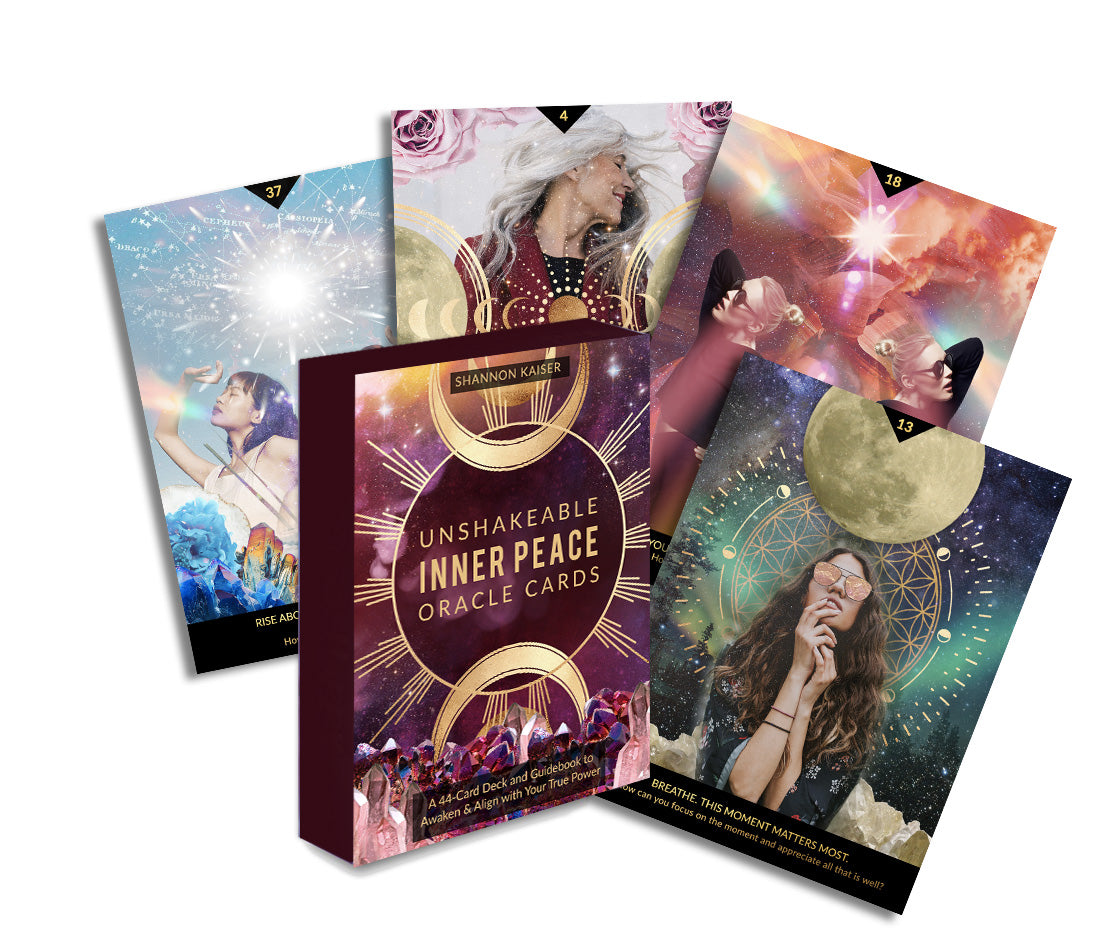 Unshakable Inner Peace Oracle Cards: A 44-Card Deck and Guidebook