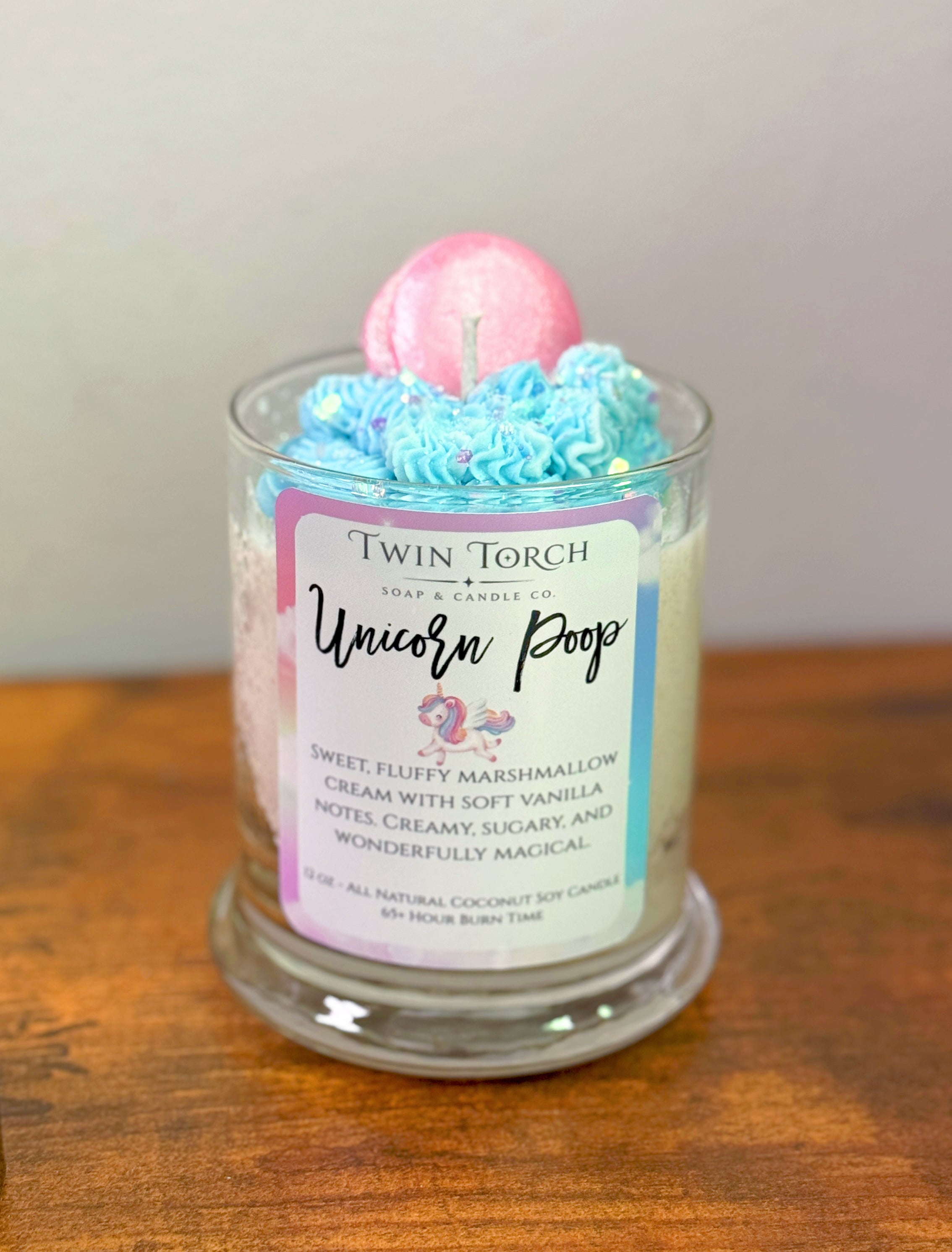Unicorn Poop (Sweet Marshmallow) - 12 oz Candle