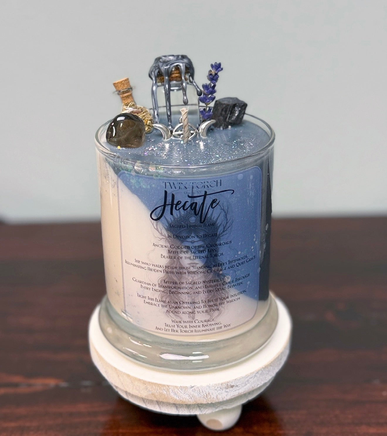 Hecate - The Liminal Flame - 12oz Ritual Candle