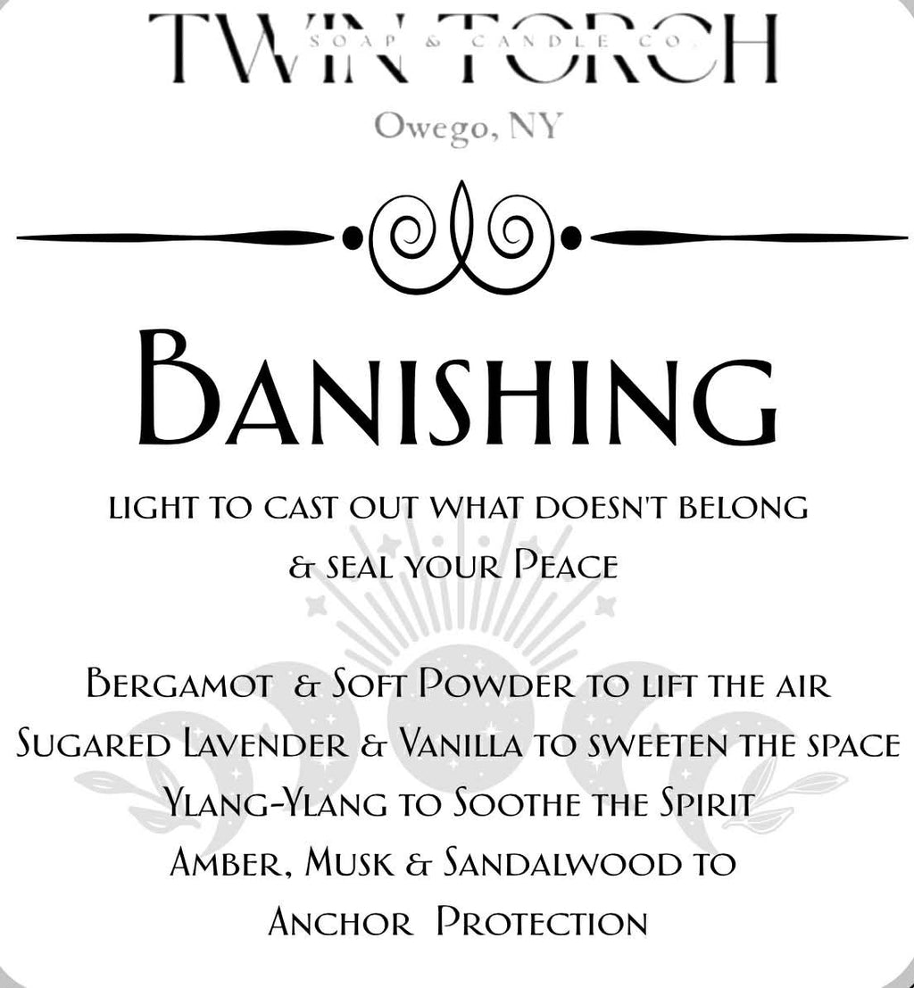 Banishing - Intention Candle 12 oz