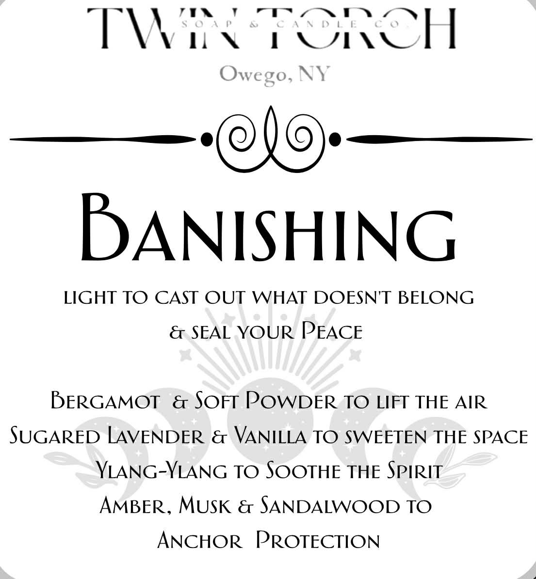 Banishing - Intention Candle 12 oz