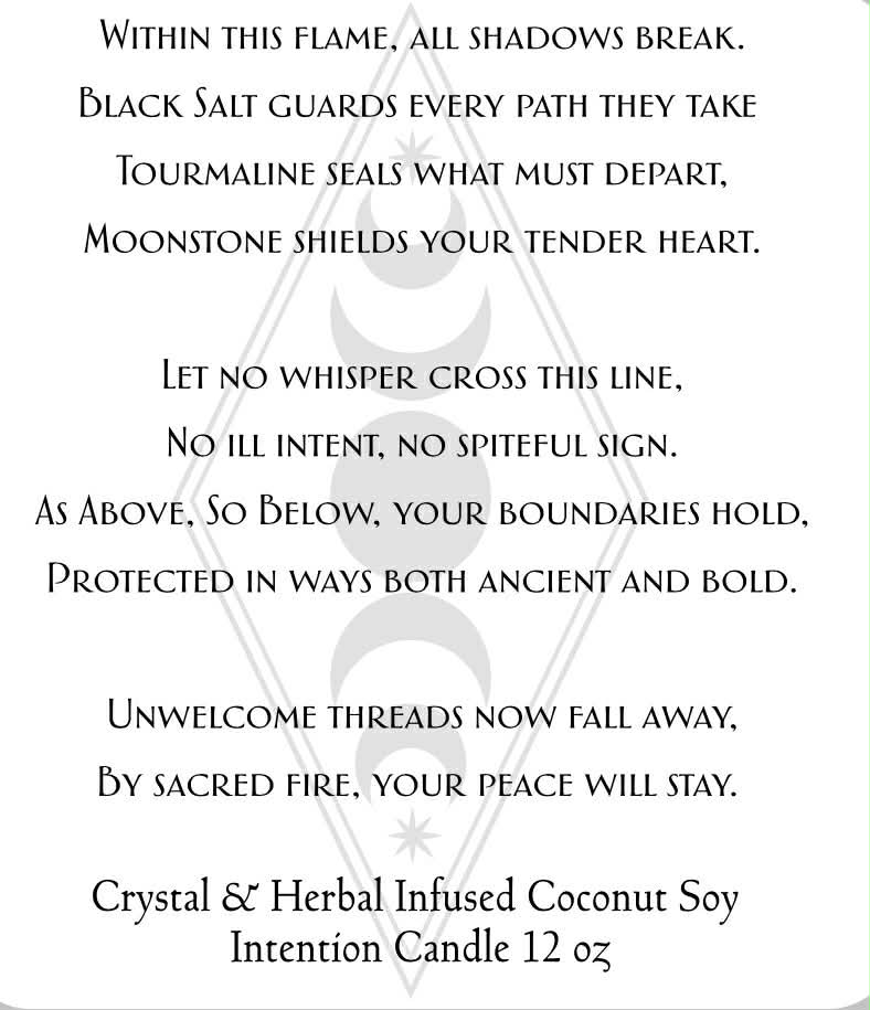 Banishing - Intention Candle 12 oz
