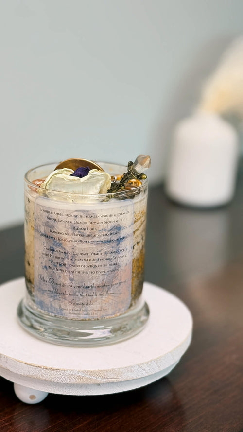 Bastet - Sacred Guardian Intention Candle - 12 oz
