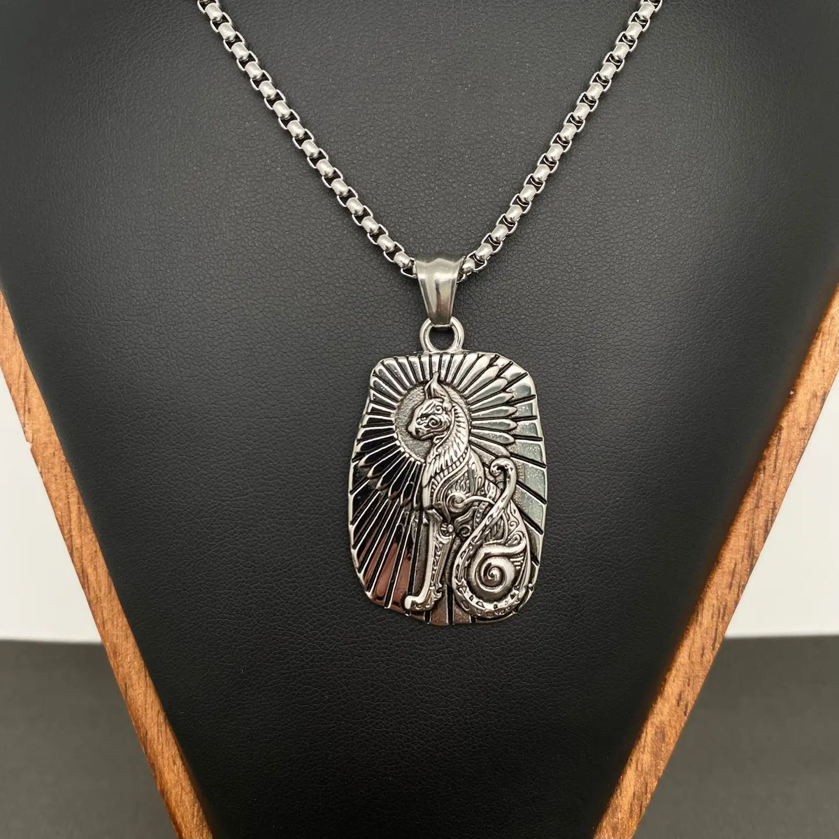 Bastet Goddess Stainless Steel - Silver