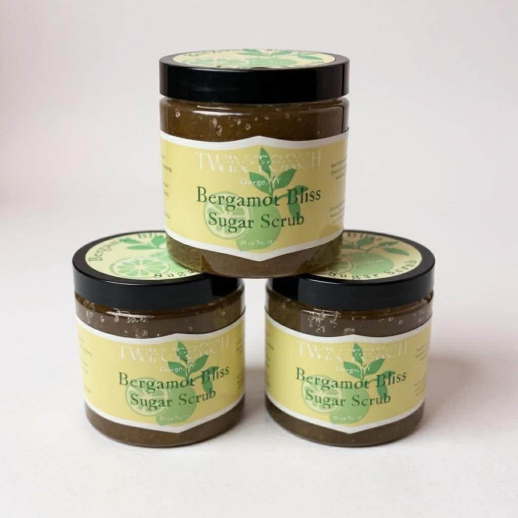 Bergamot Bliss Organic Sugar Scrub - 10 oz