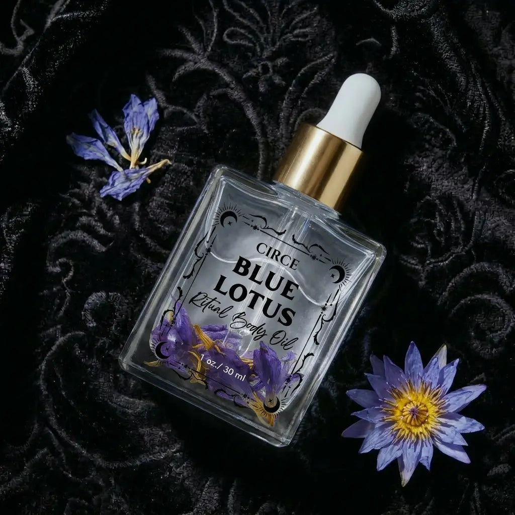 Blue Lotus Ritual Body Oil - Hair, Face, Nail and Body Oil 1 oz