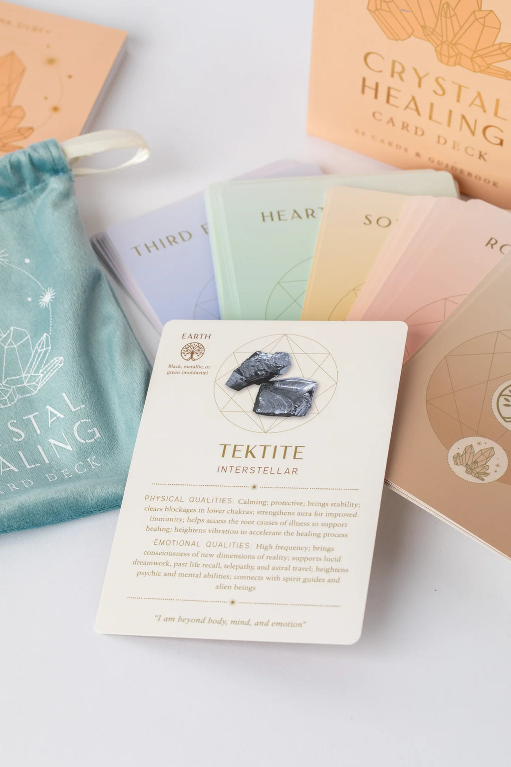 Crystal Healing Card Deck (Self-Care, Healing Crystals, Crystals Deck)