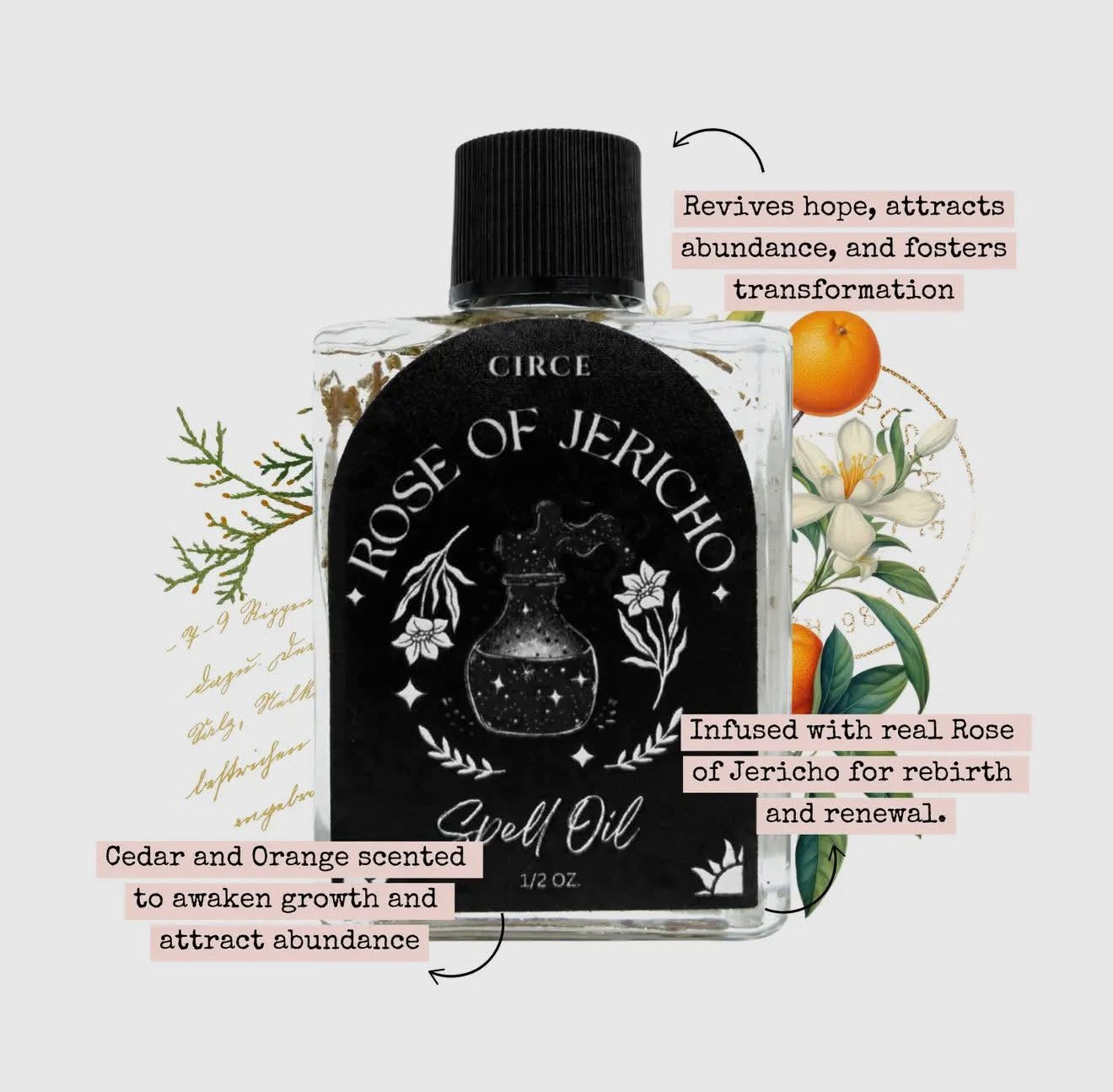 Rose of Jericho Spell Oil .5oz