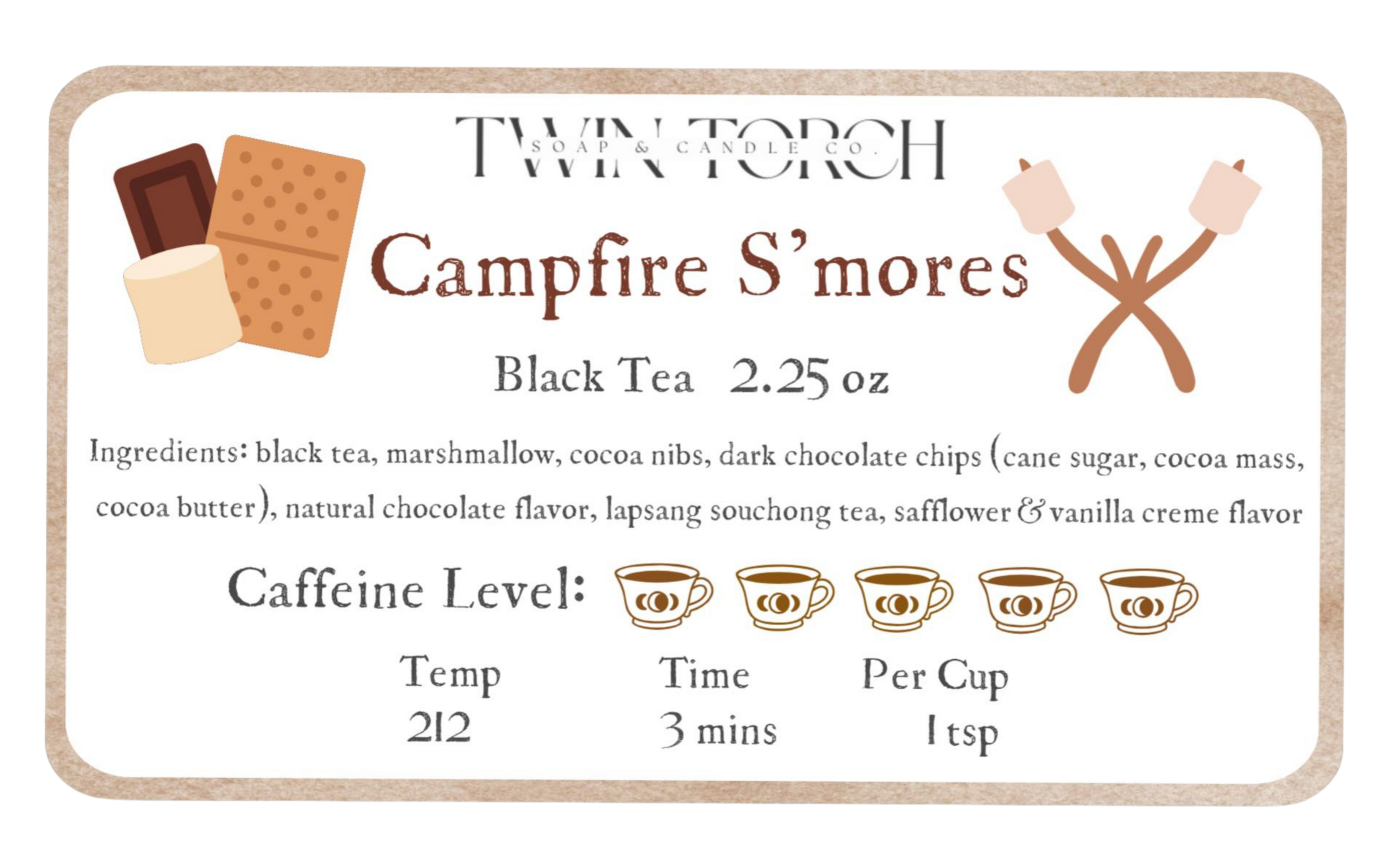 Campfire  S’mores - Black Tea - 2.25oz