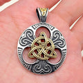 Celtic Concentric Knot Stainless Steel Pendant