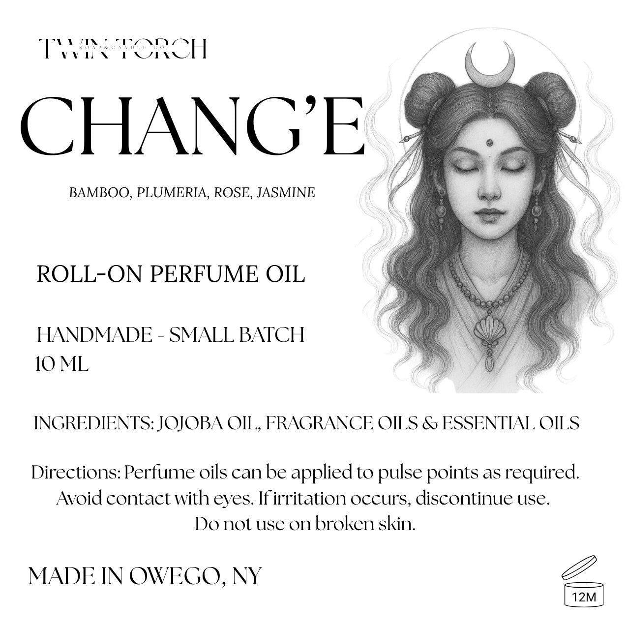 Chang'e Roller Ball Perfume Oil 10mL