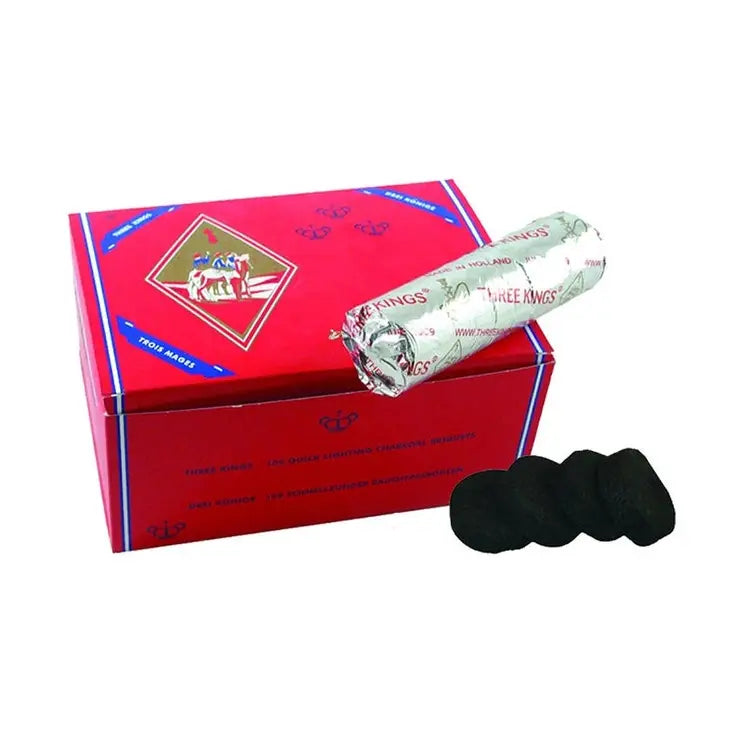 Charcoal Disks Box - Original Three Kings' - 10 Tablets