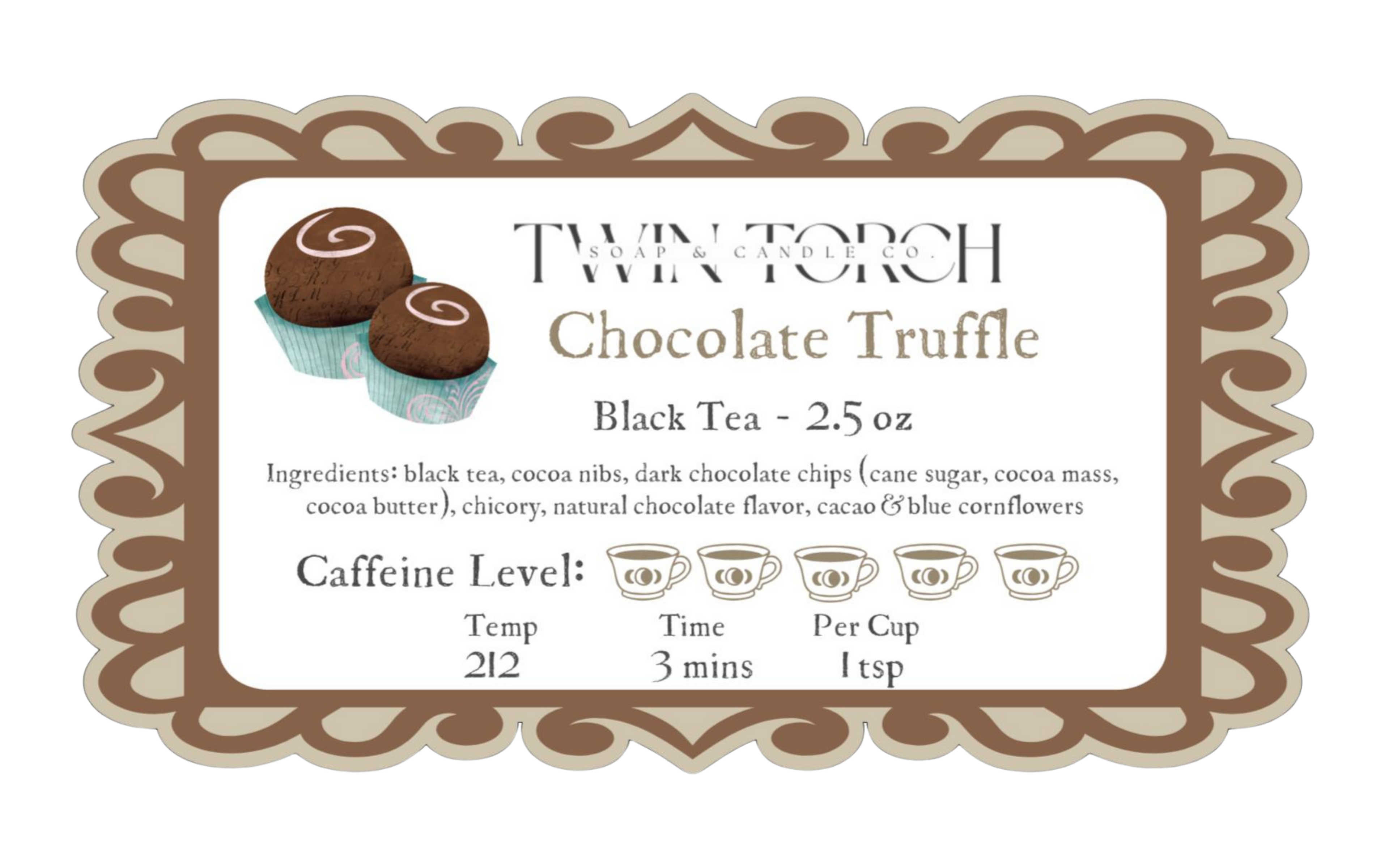 Chocolate Truffle - Black Tea - 2.5oz