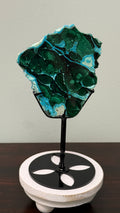 Chrysocolla in Malachite