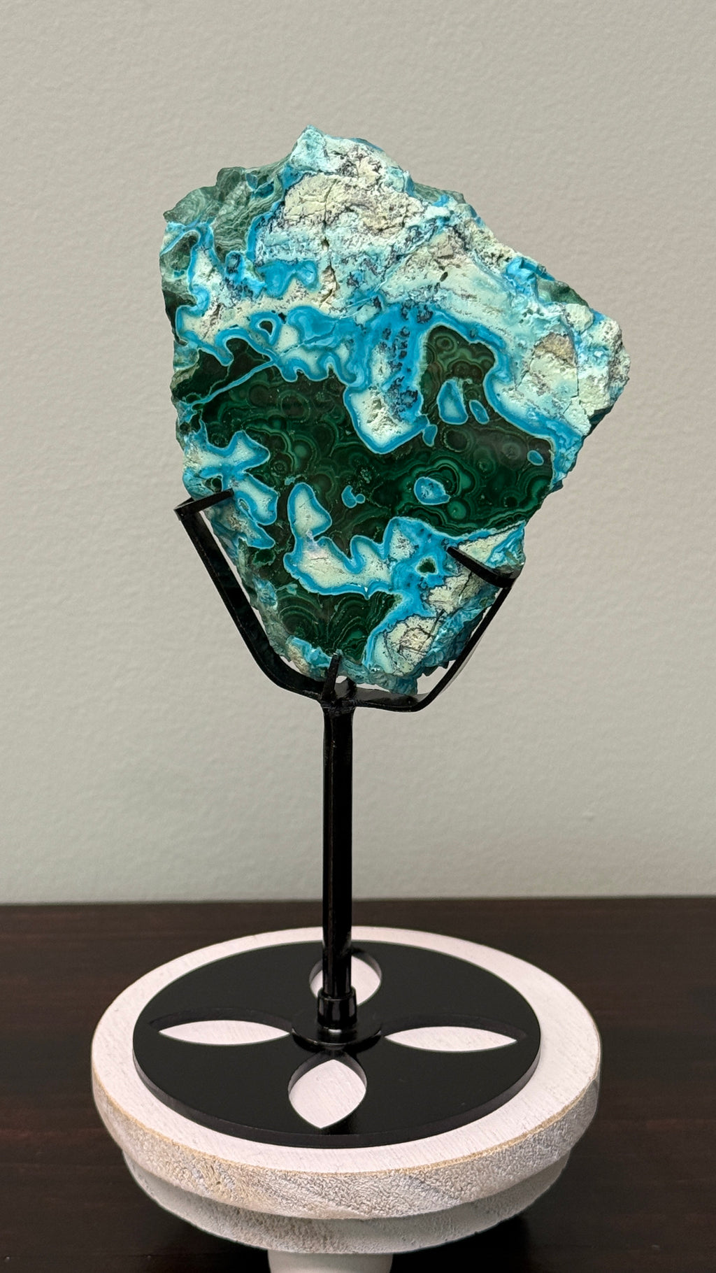 Chrysocolla in Malachite