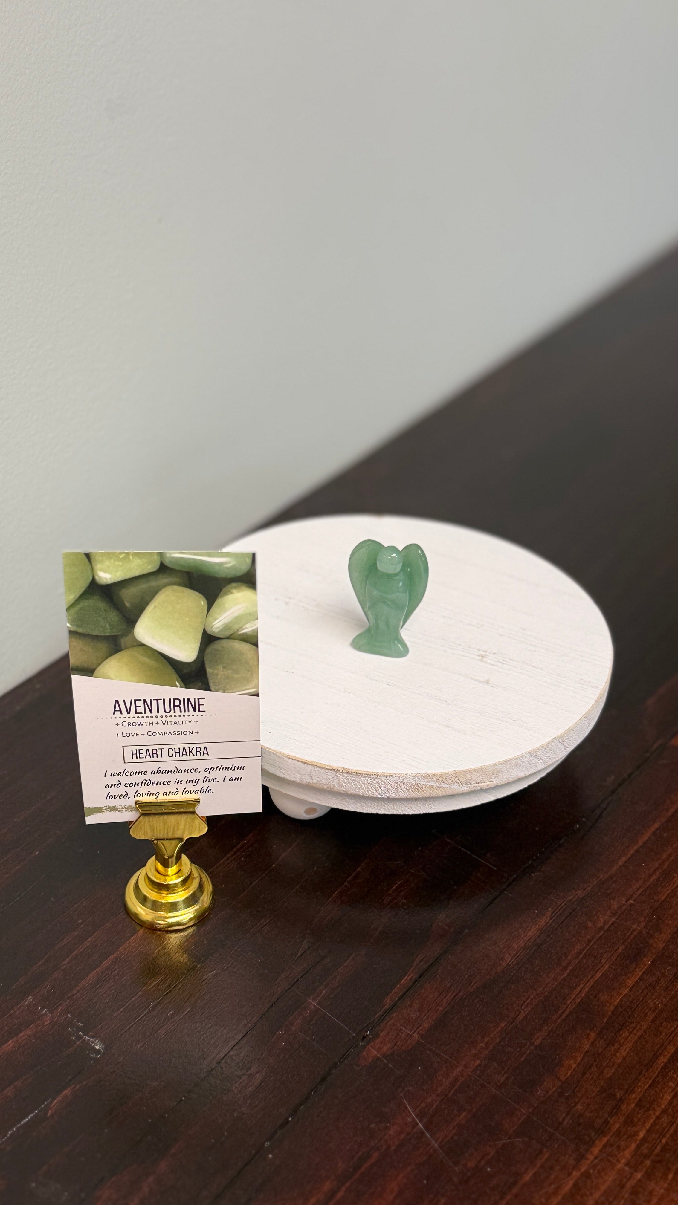 Green Aventurine Angel