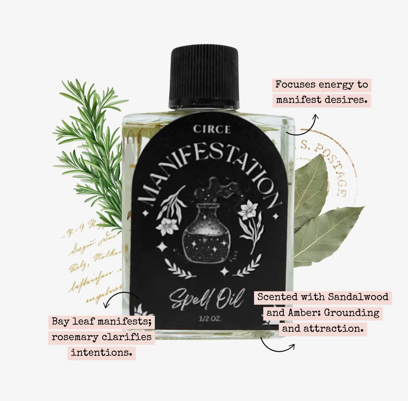 Manifestation Spell Oil .5oz