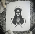 Santa Muerte - Fine Art Print - Mexican Folk Saint of Death 5x7”