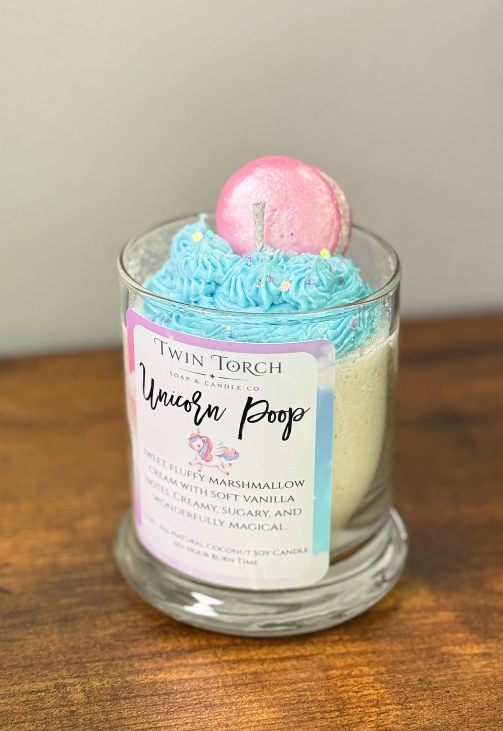 Unicorn Poop (Sweet Marshmallow) - 12 oz Candle