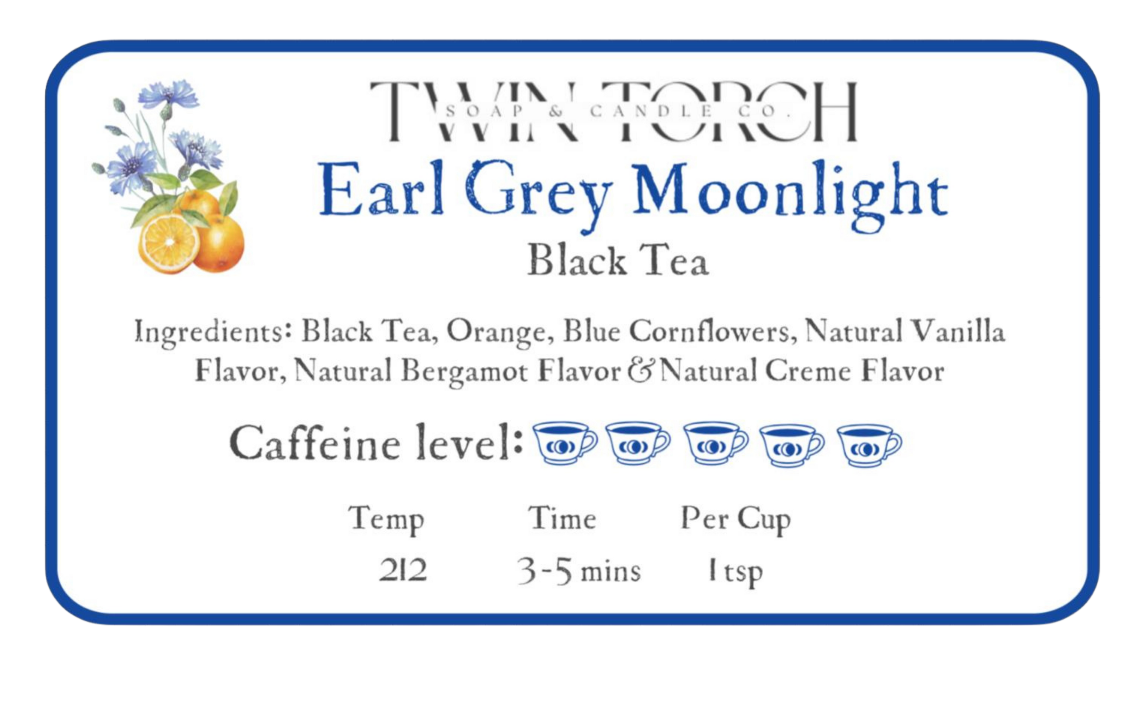 Earl Grey Moonlight - Black Tea - 2.75oz