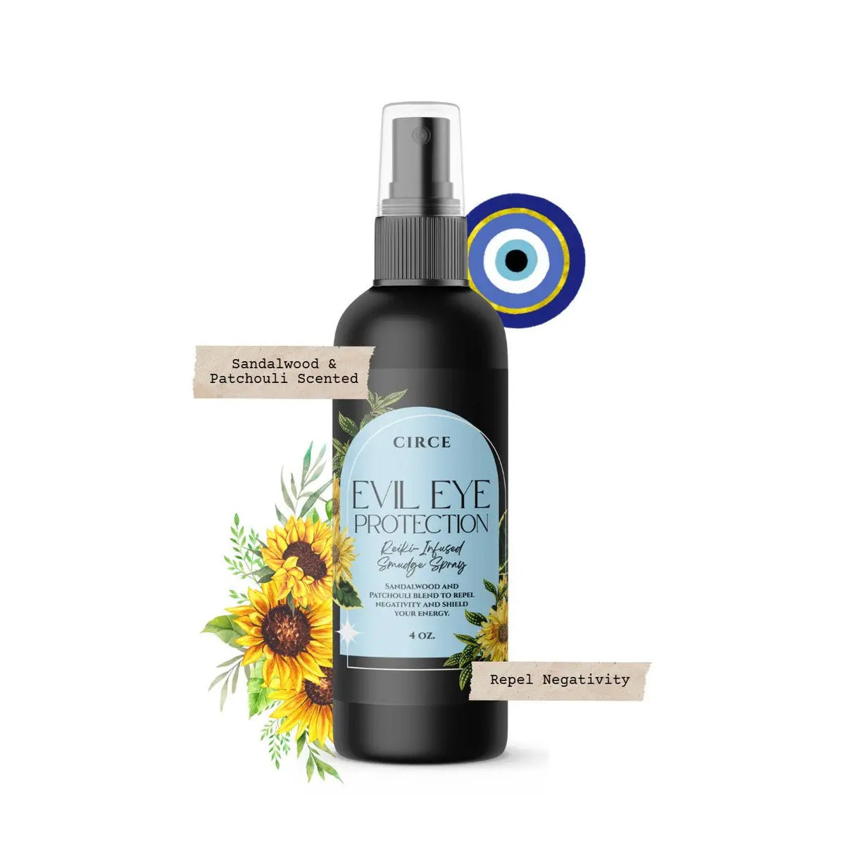 Evil Eye Protection Spray - Room and Body 4oz