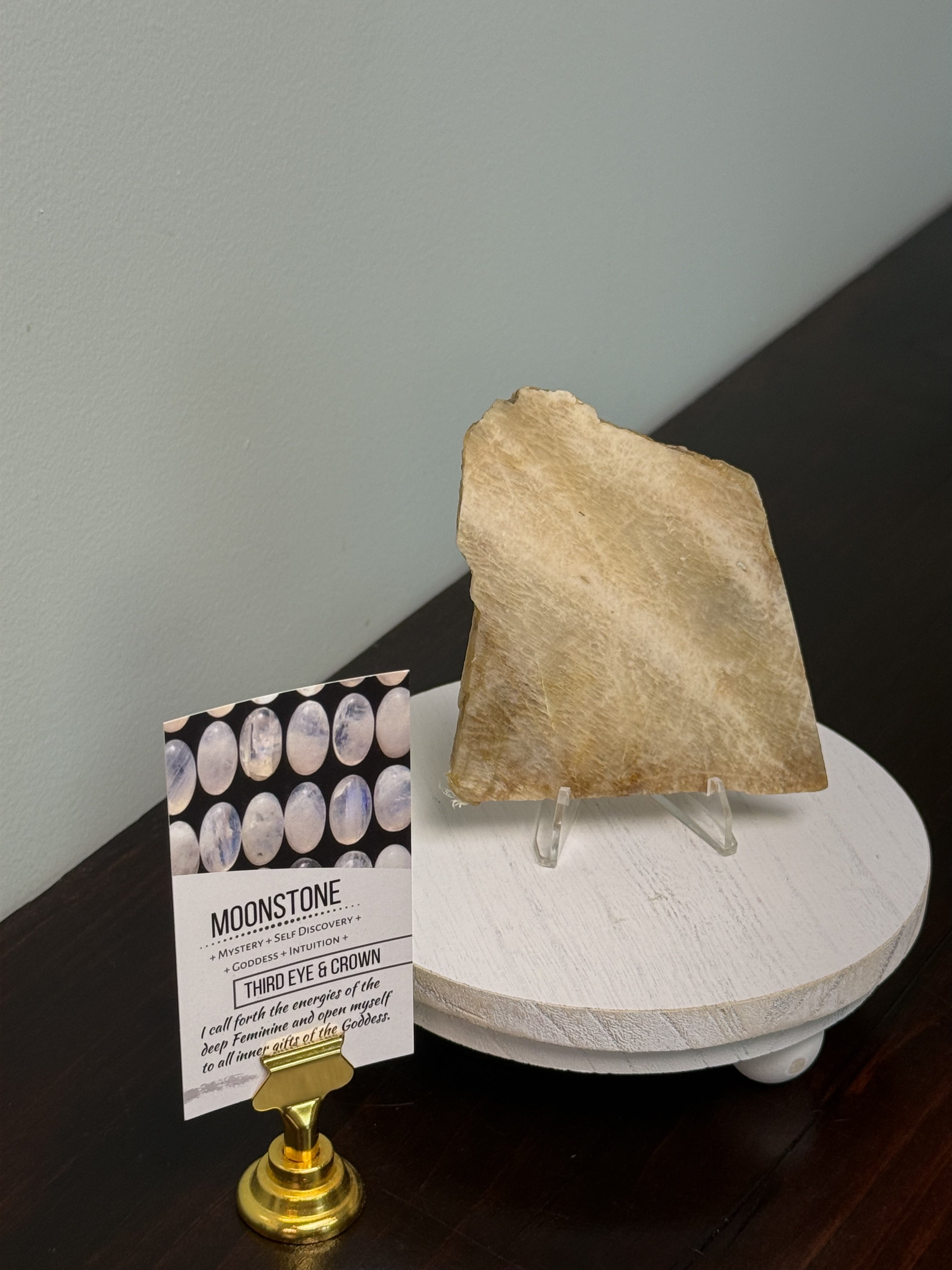 Blue Moonstone 3.75” Slab