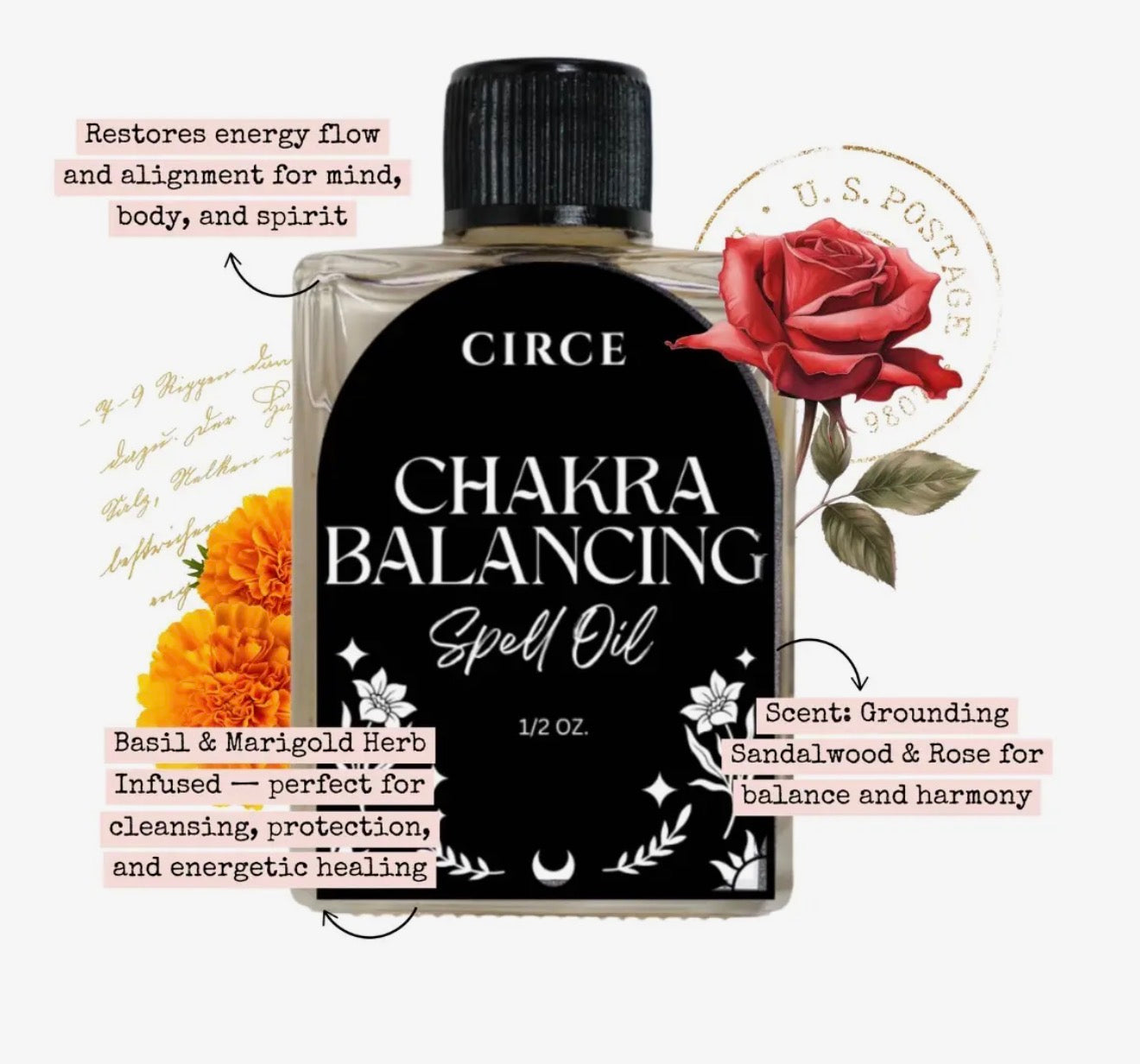 Chakra Balancing Spell Oil .5oz