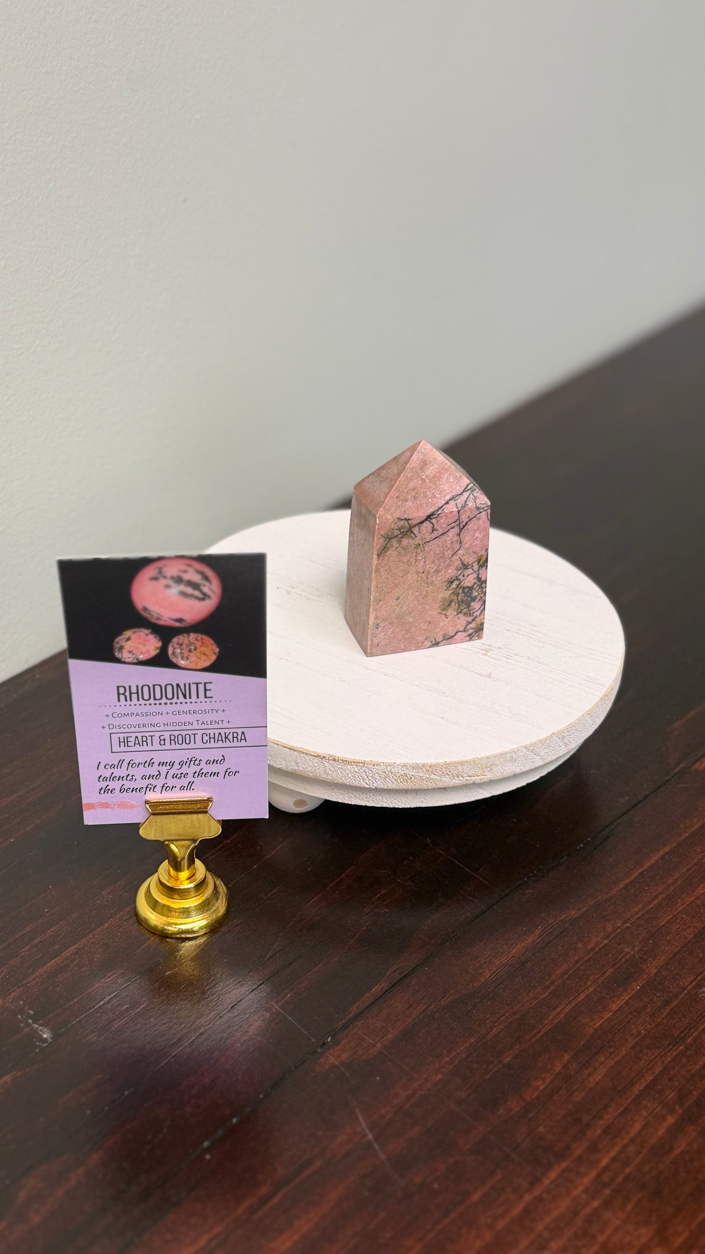 Rhodonite 2.6” Tower