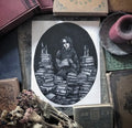 Bury Me in Books - Fine Art Print 5x7”