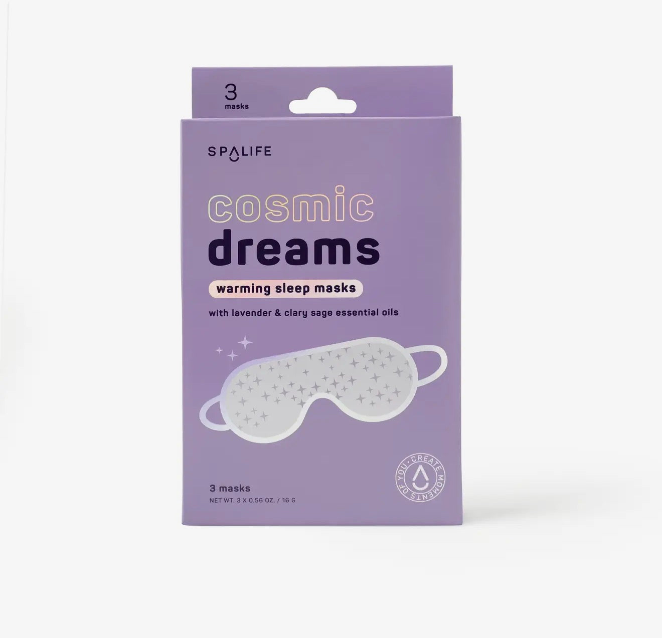 Cosmic Dreams Warming Sleep Masks - 3 count