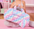 Quilted Scrunchie Duffle Bag