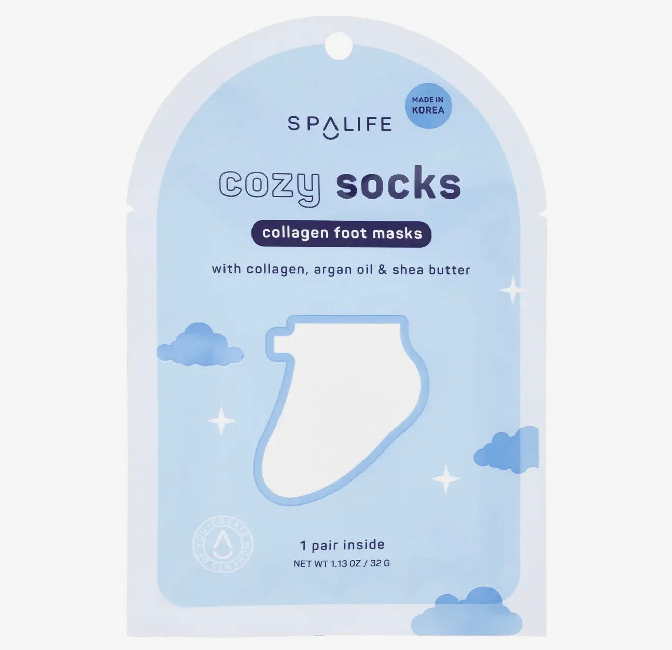 Cozy Socks Collagen Foot Mask 1 Pair