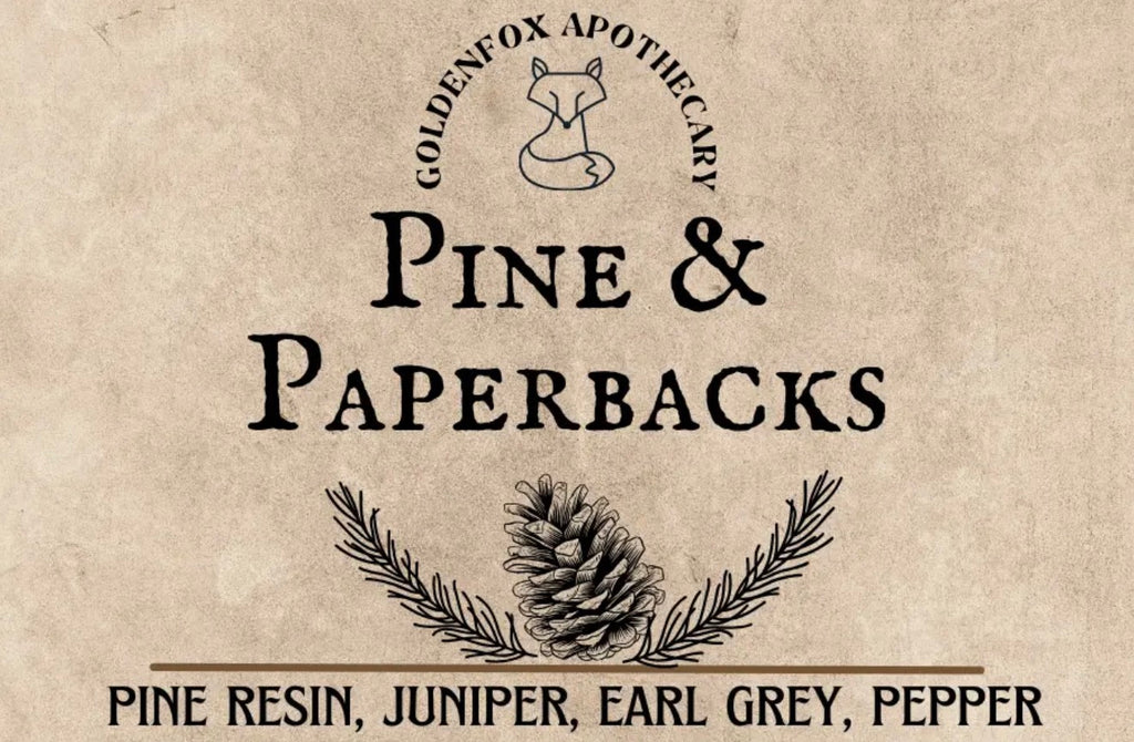 Golden Fox Incense - Pine & Paperbacks