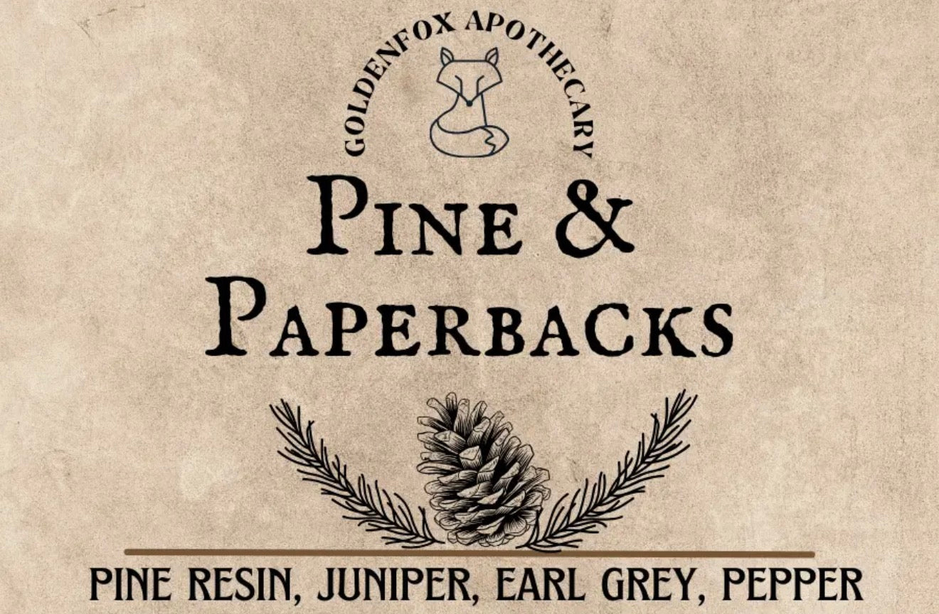 Golden Fox Incense - Pine & Paperbacks